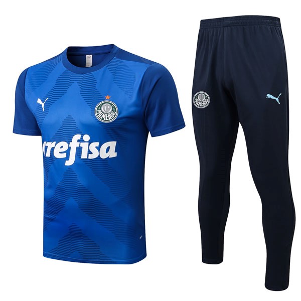 Camiseta Palmeiras Conjunto Completo 2022-2023 Azul
